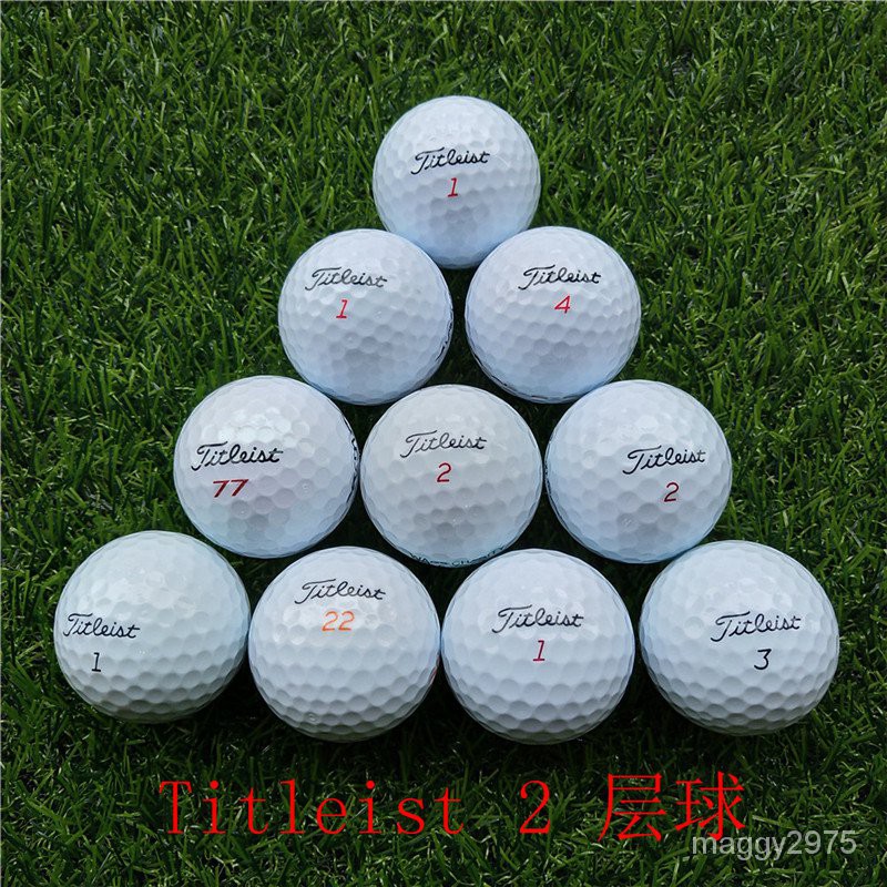 高爾夫球titleist pro v1 v1x3-4層球二手高爾夫球20顆裝50顆裝 NMPW