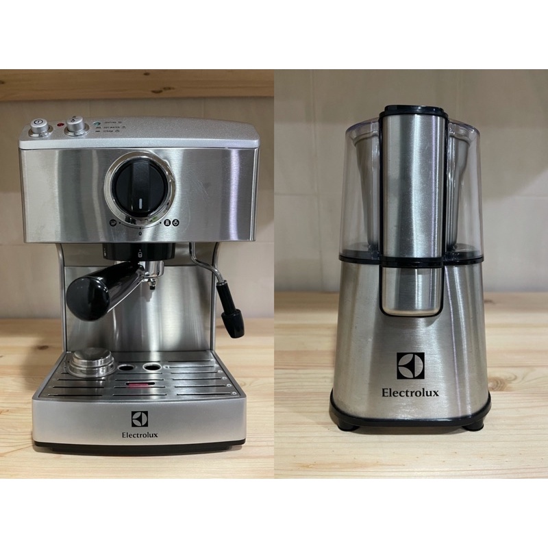 ［現貨］含運 Electrolux 伊萊克斯 義式咖啡機(EES200E) / 不銹鋼電動磨豆機(ECG3003S)