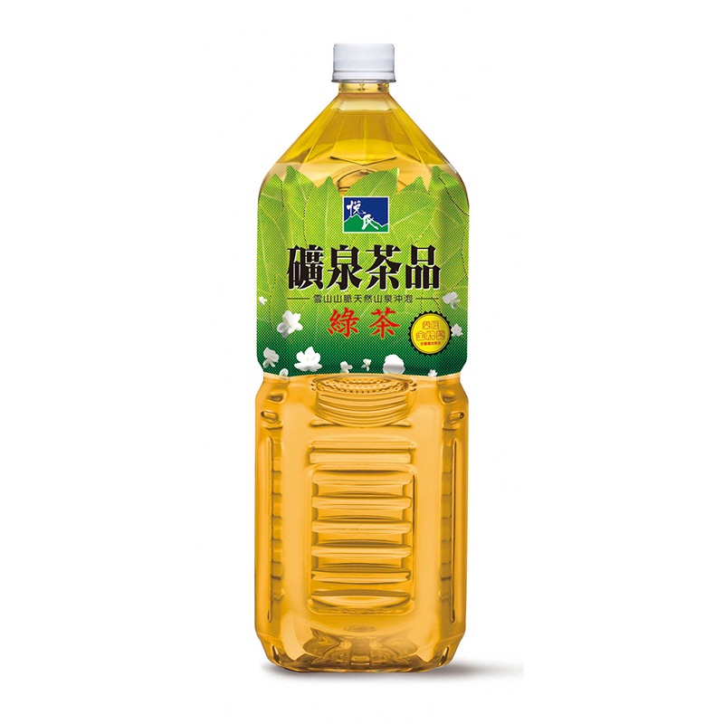 悅氏 綠茶(微甜)[箱購] 2000ml x 8【家樂福】