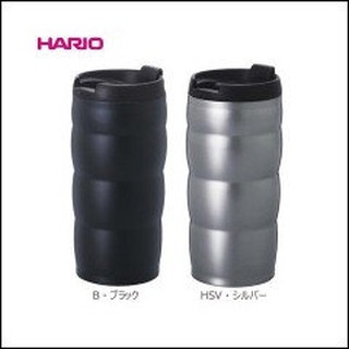 HARIO VUW-35HSV 真空不銹鋼隨行杯 黑 銀 2色