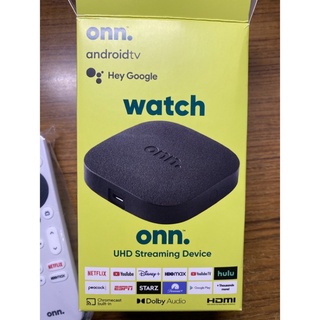 onn. Android TV UHD Streaming Device 電視盒 機上盒 chromecast