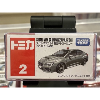 Tomica No.2 Subaru WRX S4 unmarked police car 覆面警車