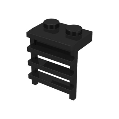 LEGO 樂高 零件 4603502 4175 黑色 1X2X2 薄板 附樓梯 Ladder