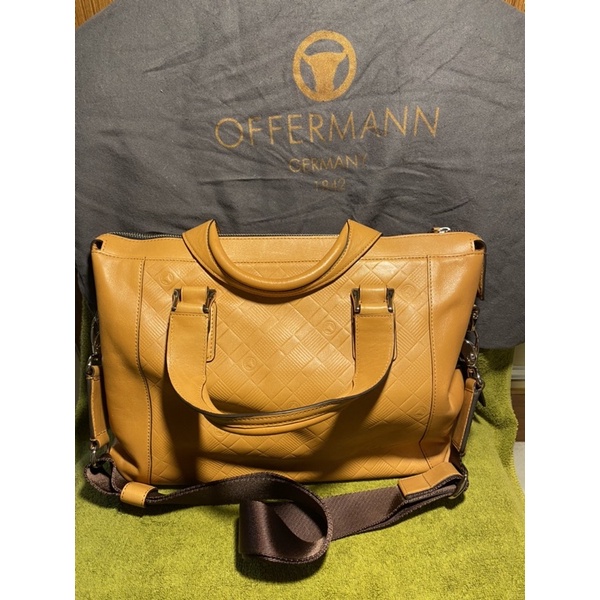 OFFERMANN全皮肩背公事包