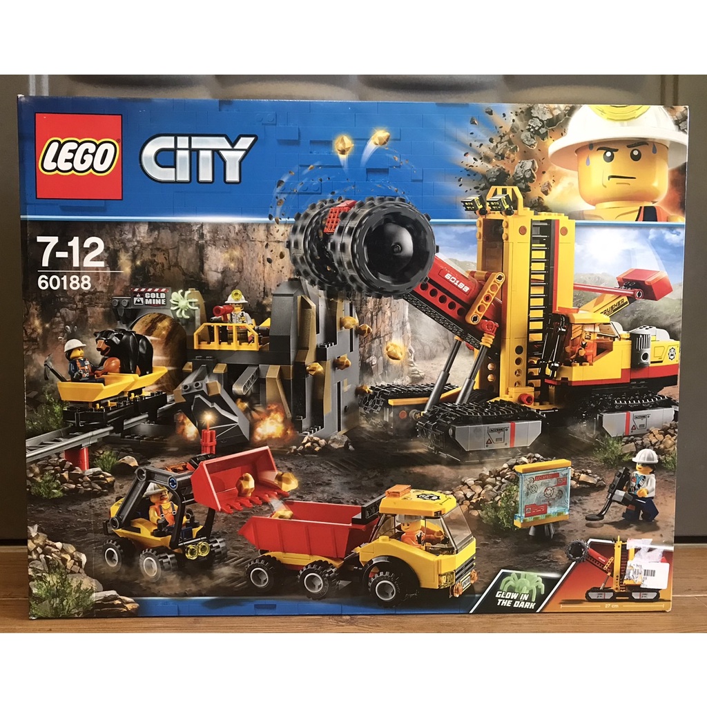 【積木2010 外盒明顯受損】樂高 LEGO 60188 採礦專家現場 / 全新未拆 CITY 城市