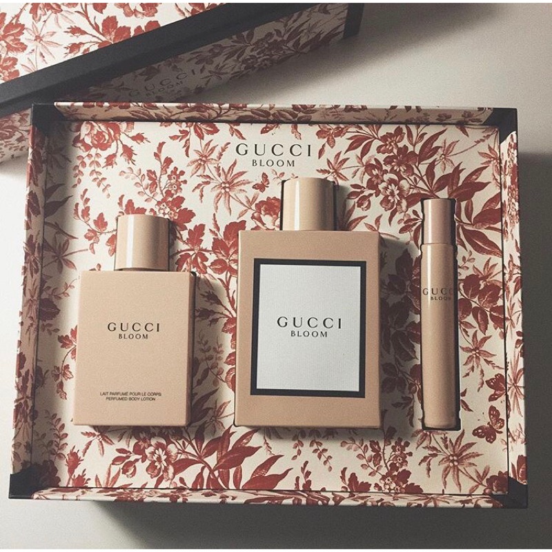 Gucci Bloom香水組禮盒有乳液款 蝦皮購物