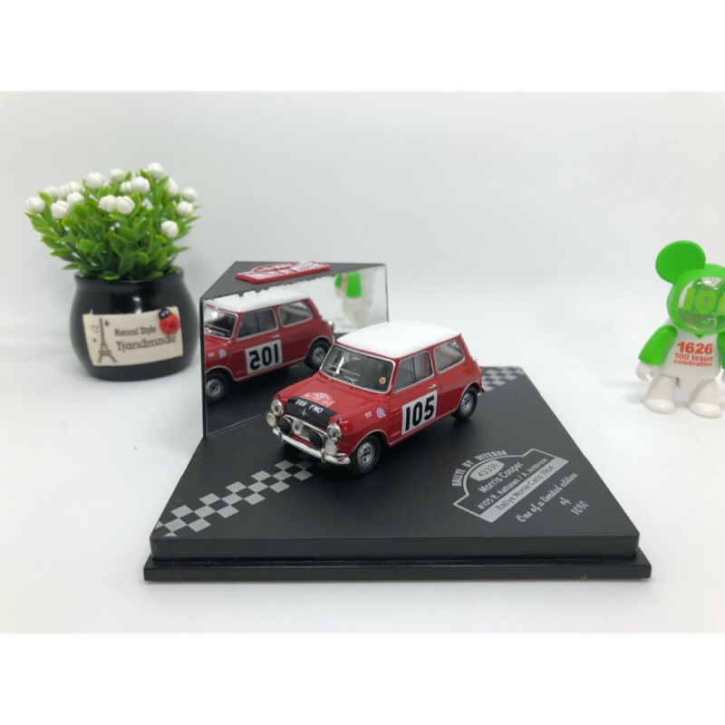 《匯車館》VITESSE 1/43 mini Cooper 場景展示 限量發行 Tarmac Tomica 車迷可選擇