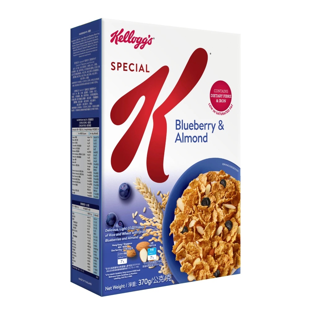 家樂氏Special K香脆麥米片早餐穀物脆片-藍莓杏仁 costco 好市多熱銷款
