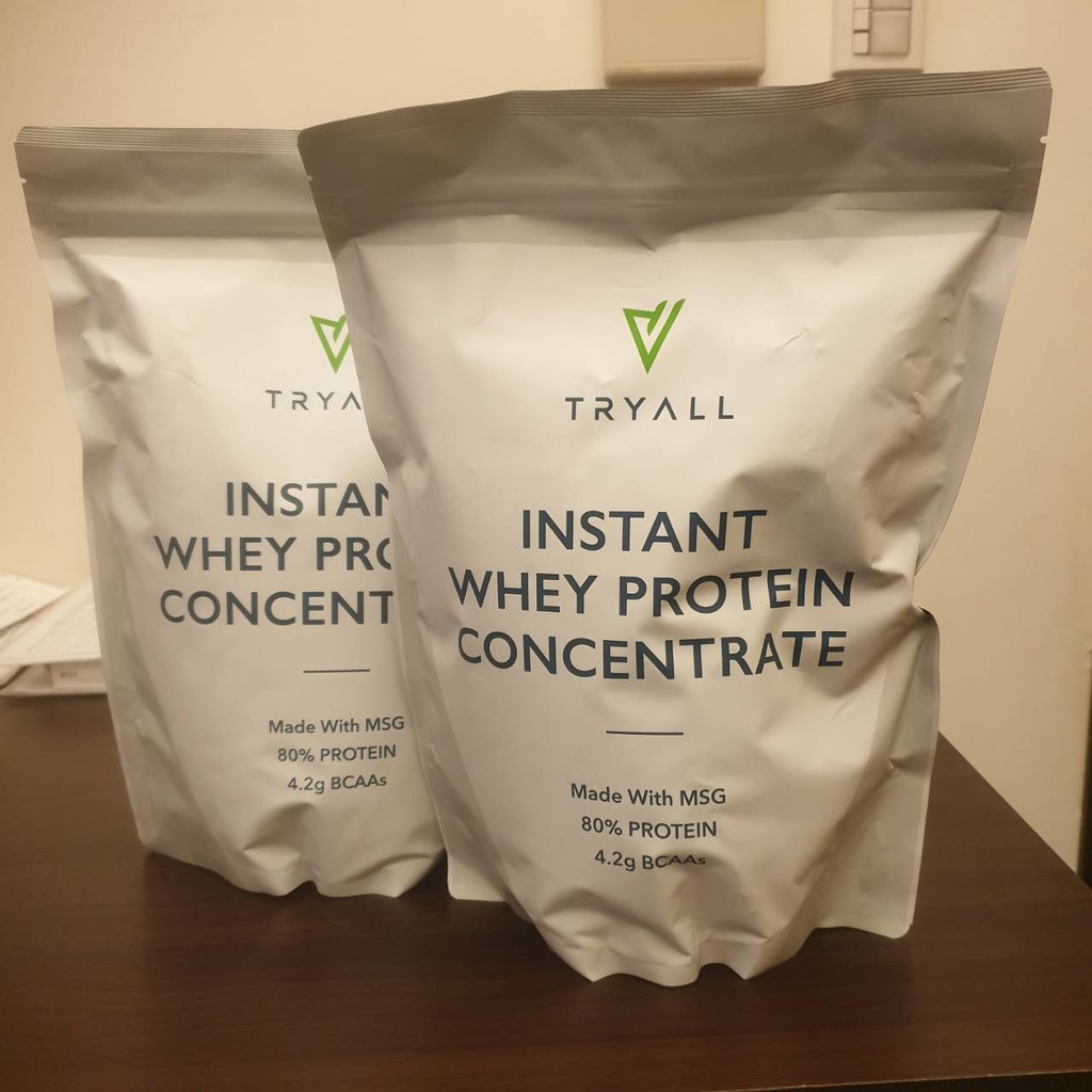 tryall 濃縮乳清蛋白 1kg*2袋_超高比例蛋白質含量