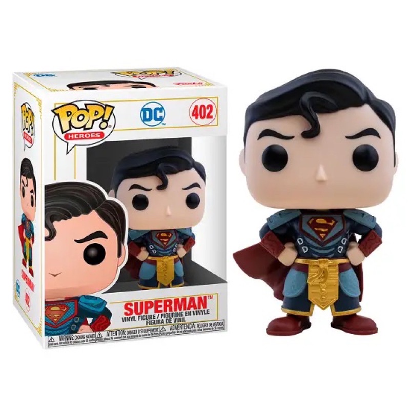 （卡司旗艦）FUNKO POP 402 DC 故宮武士系列  超人 SUPER MAN 代理版 公仔 禮物 披風