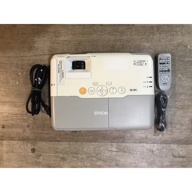 EPSON EB-925投影機 HDMI 3500流明  二手 可側投 實測Switch投影順暢 可外接無線投影