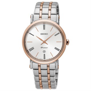 SEIKO SK037精工 Premier 7N89-0AY0G(SXB430J1) 正裝超薄石英女錶 31mm