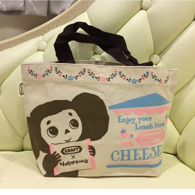 「大耳查布 & KRAFT 帆布包/手提包/托特包」，東森YOYO台播出的可愛的大耳查布陪著您逛街購物囉!