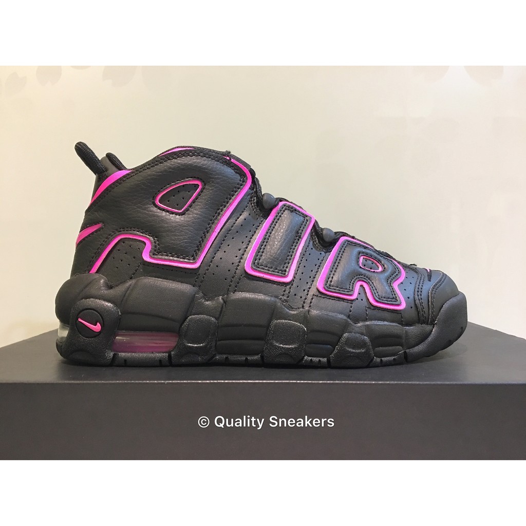 Quality Sneakers - Nike Air More Uptempo 大AIR 黑粉 桃紅 女段