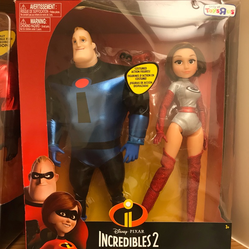 超人特攻隊超能先生巴鮑伯與彈力女超人巴荷莉雙人組限定版 免預購現貨在台 Incredibles 2超人特工隊