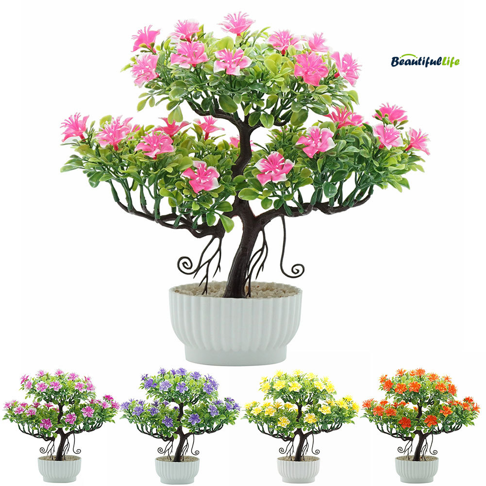 Cdliverp 仿真植物盆栽擺件迎客松家居桌面假花裝飾擺設品品仿真花盆景 蝦皮購物