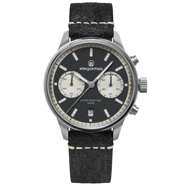 elegantsis 傑本尼氏 ELJT58QS-6G03LC JT58QS-承載老靈魂的新腕錶/黑 42mm