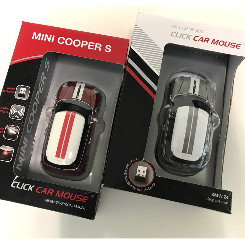 Click Car Mouse】MINI Cooper S 無線nano滑鼠 模型車