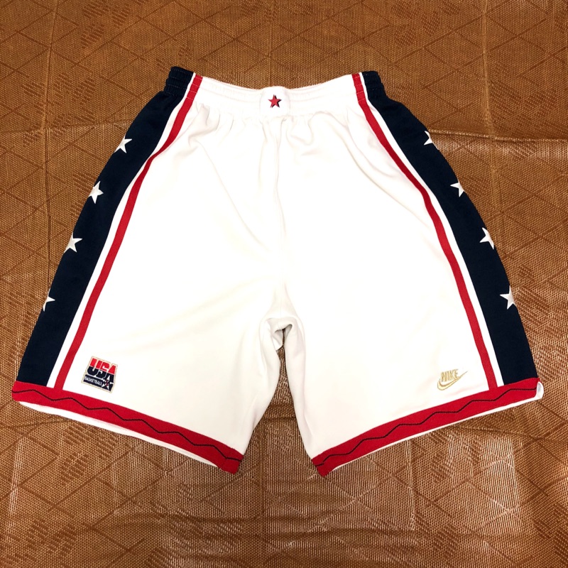 Nike USA Dream team 夢幻隊 1996 奧運 復古球褲 籃球短褲 厚棉質 優質二手 超級新