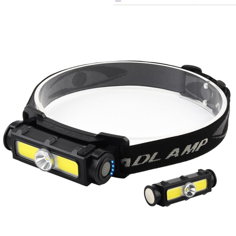 XM-L2 輕便型 LED+COB強光 雙燈 工作燈 維修燈 登山頭燈 L2頭燈 頭戴燈 頭燈 停電燈 紅光頭燈