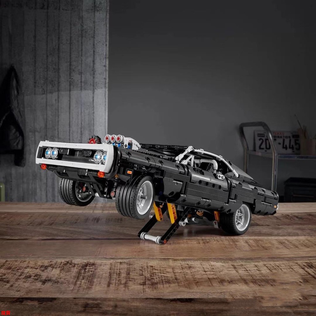 LaLa兼容樂高積木42111速度與激情道奇戰馬科技系列樂高拼裝積木玩具