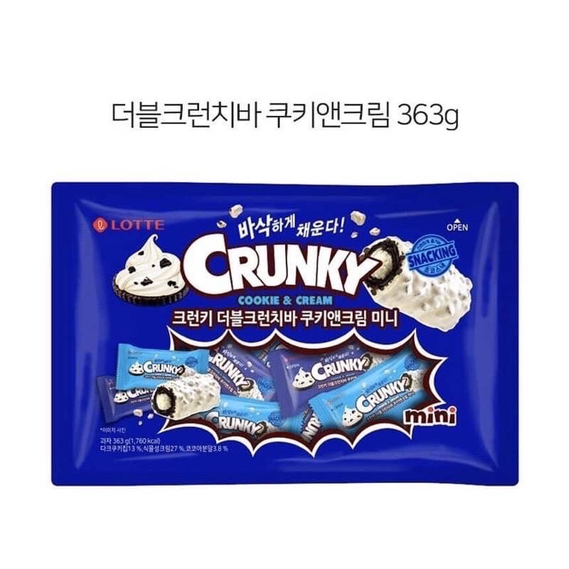 韓國 Crunky 香脆奶油巧克力餅乾棒