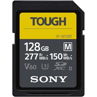 【SONY】SF-M128T SDXC U3 128GB 高速防水記憶卡 (公司貨)