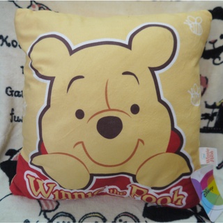正版﹝Disney﹞授權※Winnie the pooh小熊維尼※【維尼大臉方型】絨毛抱枕