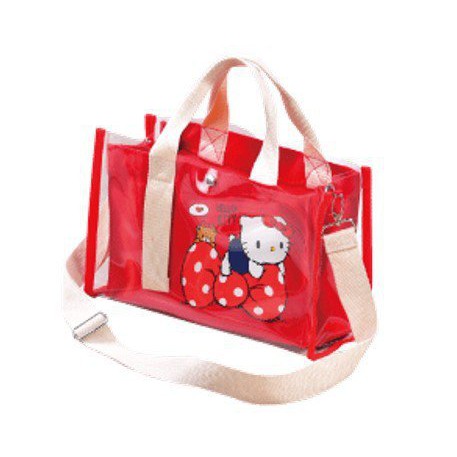 『Hello Kitty』三用透明提背包 新竹SOGO週年慶來店禮 (注意尺寸) 可蝦皮店到店