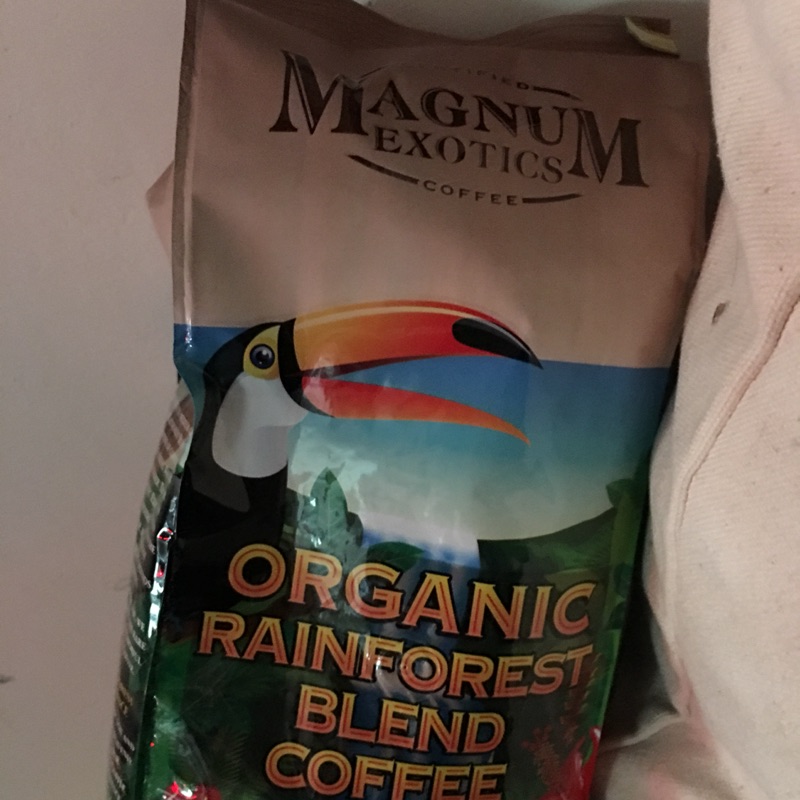 Magnum熱帶雨林有機咖啡豆 2磅 大嘴鳥 咖啡 907公克  676047 Costco 好市多 代購