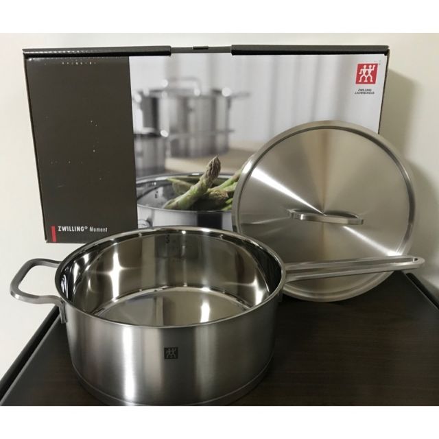 全新德國雙人牌ZWILLING 單柄深煎鍋 含鍋蓋 24cm 
容量 4.5L
