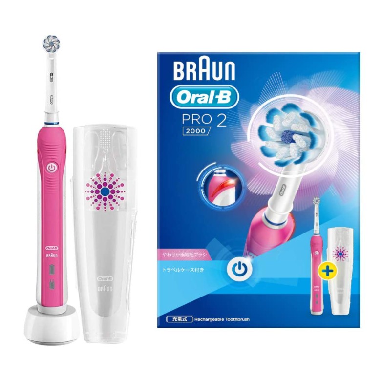 [現貨可刷卡] Braun 歐樂B Oral-B 百靈電動牙刷 PRO2000 日本境內版 D5015132XPK