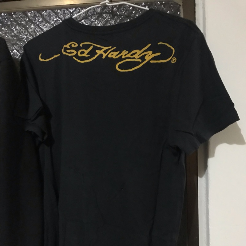 Ed Hardy 刺繡 V領短袖潮衣