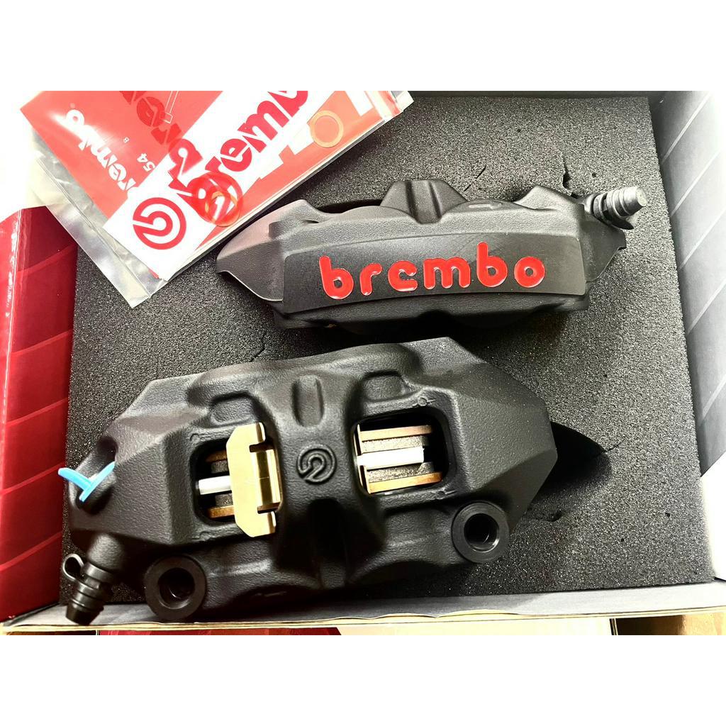 【現貨】Brembo HPK M4 1098 輻射卡鉗 活塞34/34 孔距100mm 黑底紅字 料號220988550