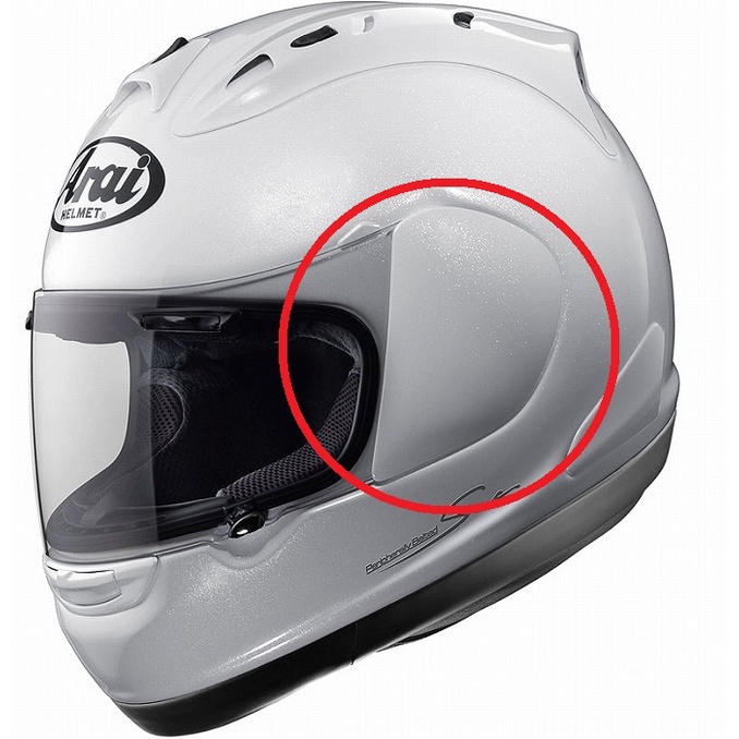 【安全屋】日本 ARAI RX-7 RR5、RR4、ASTRO、RAPIDE 耳蓋 素色 另售耳蓋鏡片底座 原廠配件
