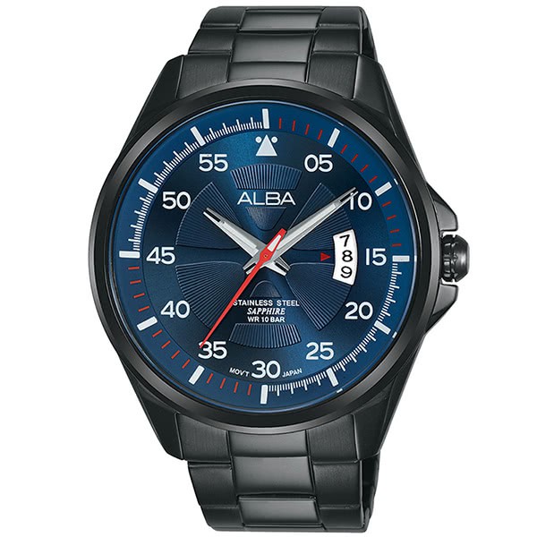 ALBA雅柏 ACTIVE系列 運動潮流手錶-44mm/藍(VJ42-X268B/AS9H39X1)