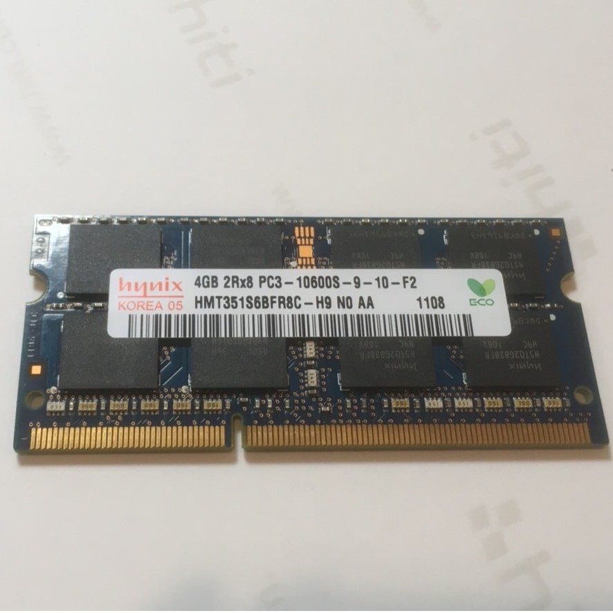 原廠Hynix海力士 筆記型電腦記憶體 4GB DDR3 1333 雙面顆粒HMT351S6CFR8C-H9