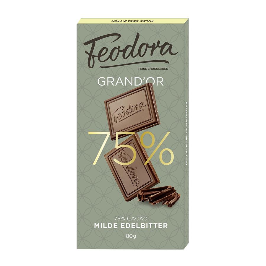 Feodora賭神巧克力75%/ 80g　eslite誠品