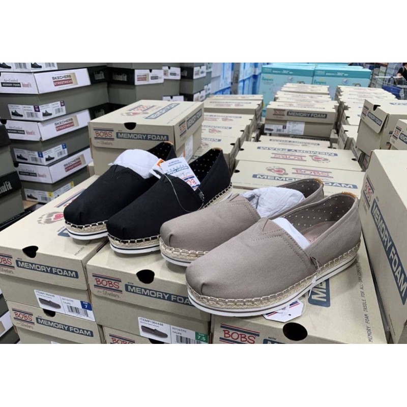 好來屋 Skechers 女帆布厚底休閒鞋bobs 蝦皮購物