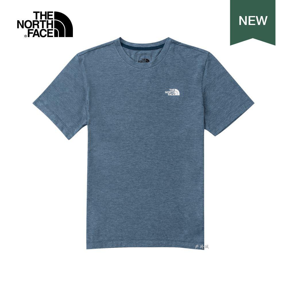 【The North Face】男 FlashDry吸濕排汗短袖T恤/短袖T恤/圓領素T