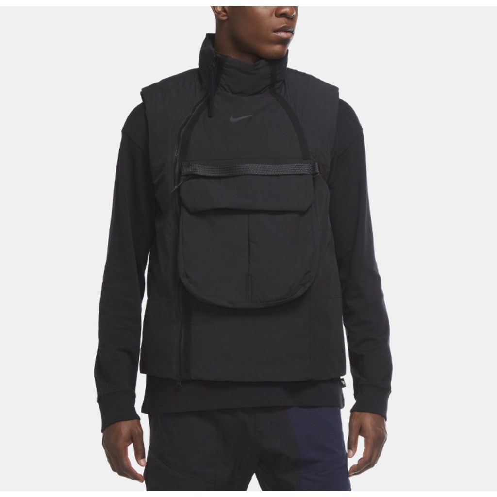 全新 Nike Tech Pack 限量未來感保暖鋪棉戶外登山露營多功能戰術背心口袋羽絨背心 CU3767 DD6637