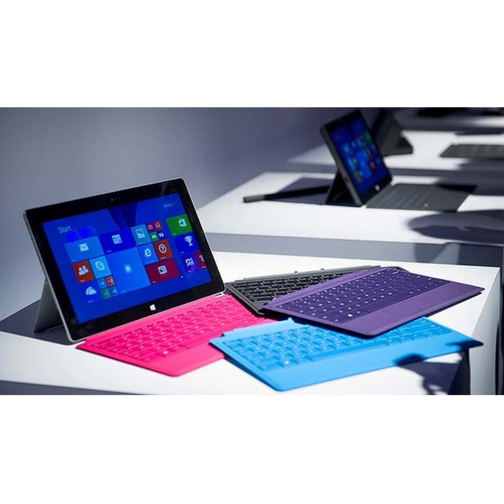 全新 微軟 Type Cover 2 實體鍵盤 Surface RT Pro 1/2代用 桃紅