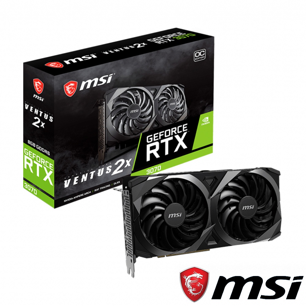 MSI RTX 3070 VENTUS 2X 8G OC LHR