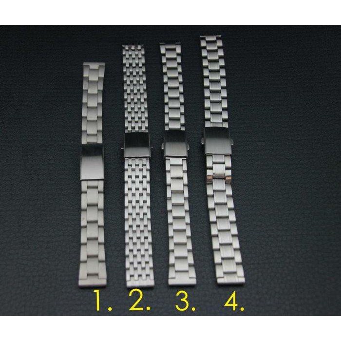 超值14mm 替代同規格TAG casio seiko平頭不鏽鋼製錶帶,單折錶扣,有效替代同規格各式同規格錶帶