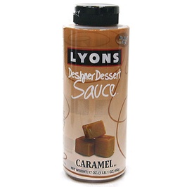 美國LYONS  焦糖裝飾醬 482g