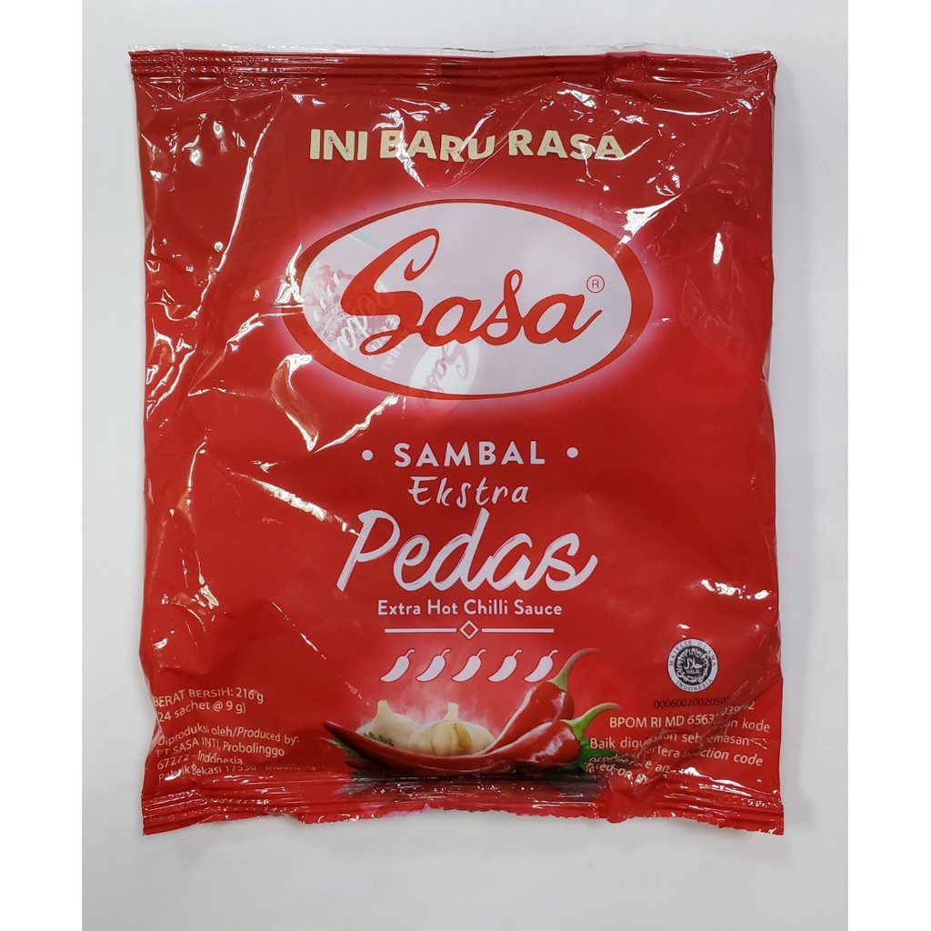 SASA SAMBAL EXTRA PEDAS EXTRA HOT CHILLI SAUCE 辣椒醬
