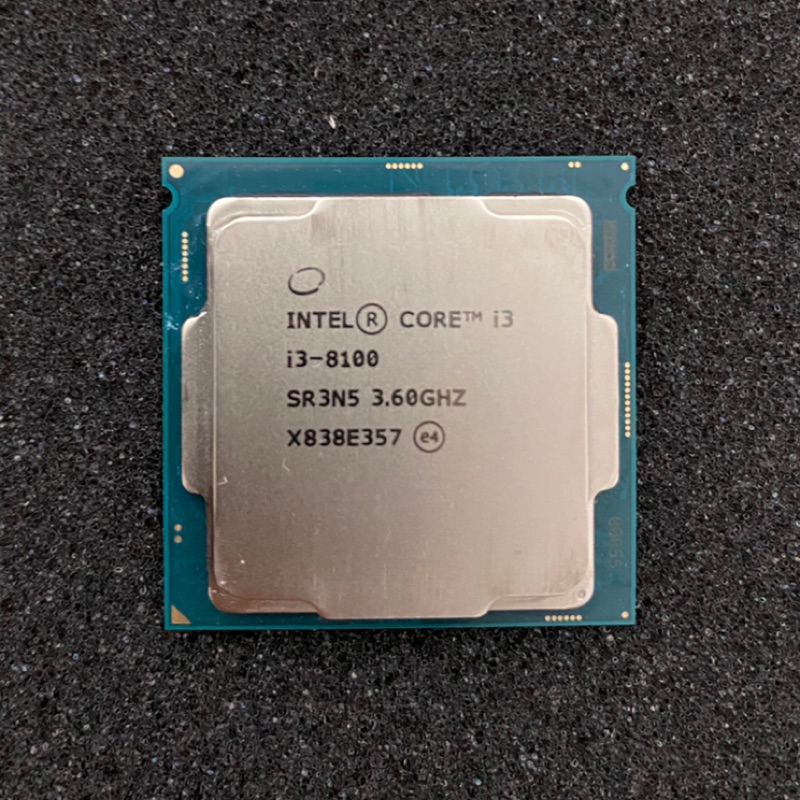 二手 intel i3 8100 + Gigabyte B360 gaming HD M-atx  主機板