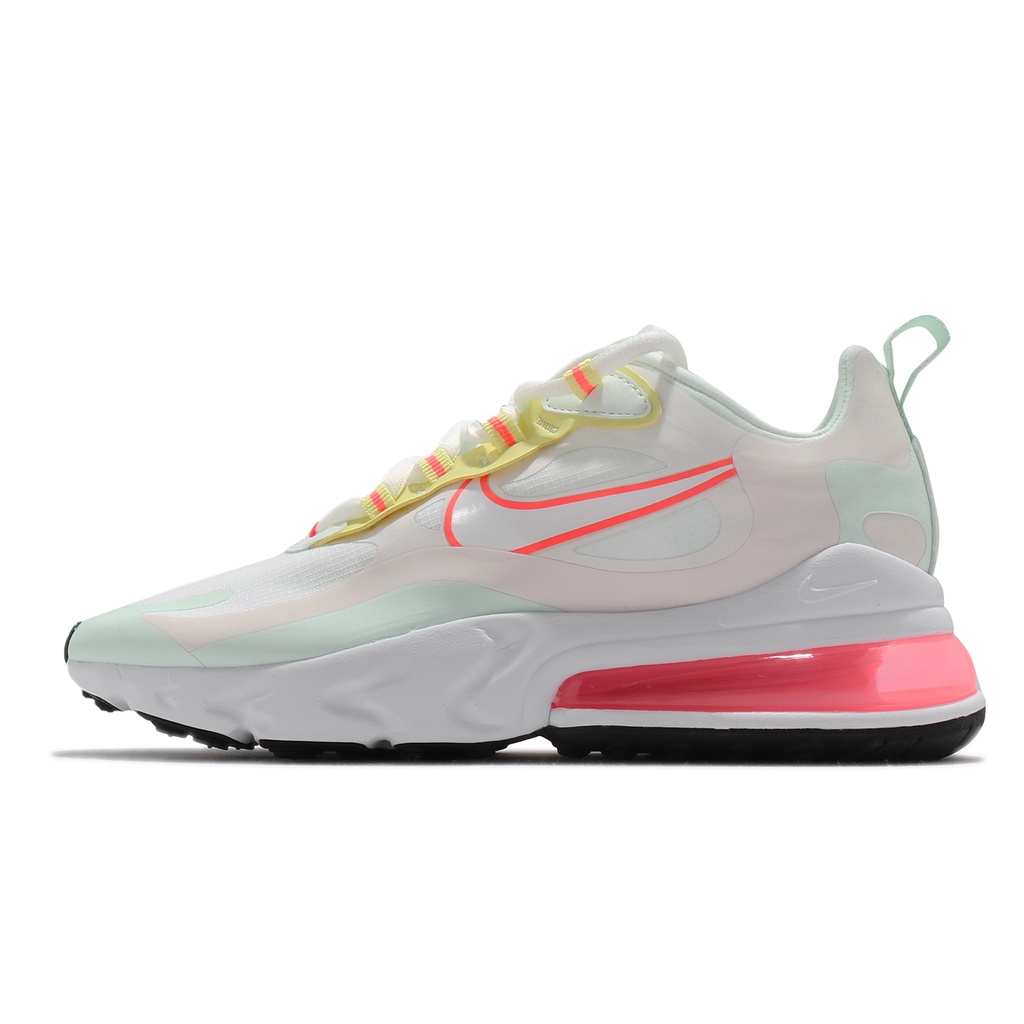 Nike 休閒鞋 Wmns Air Max 270 React 米白 綠 黃 桃紅 女鞋【ACS】 CV8818-102