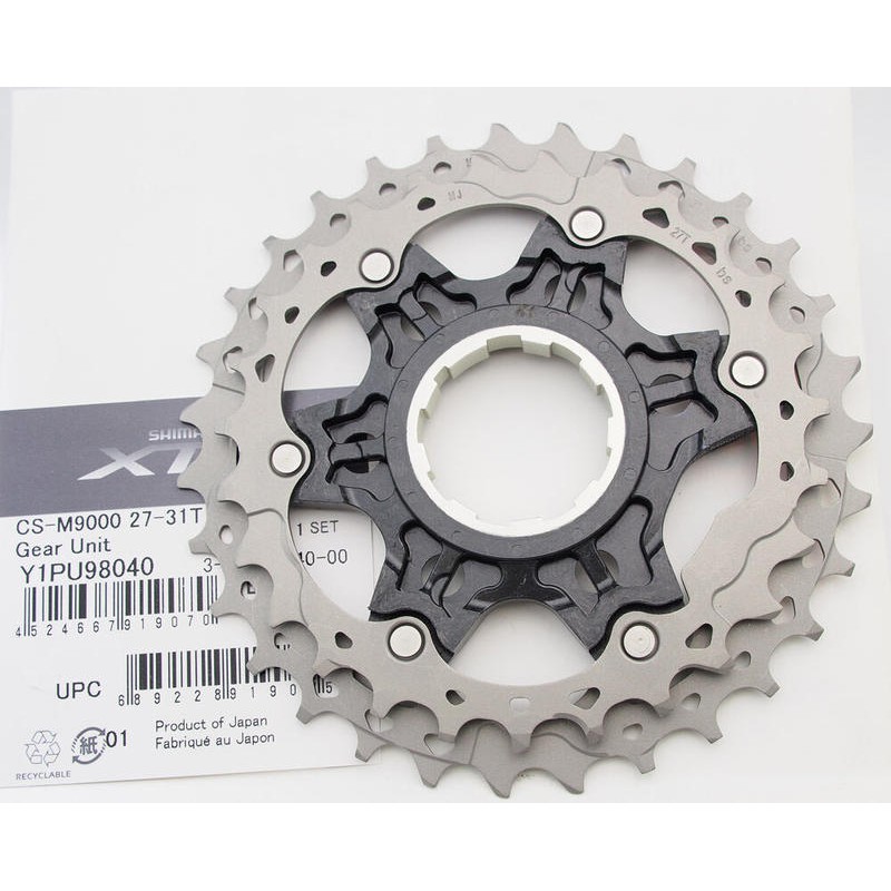 SHIMANO XTR CS-M9000 11速 (27-31T) 修補齒片組，(11-40T) 飛輪用