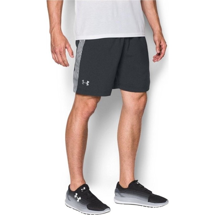 野球人生---UNDER ARMOUR UA Launch 7英寸跑步印花短褲 黑1253575-010